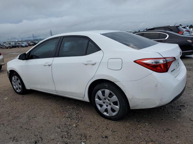 Sedans TOYOTA COROLLA 2015 Biały