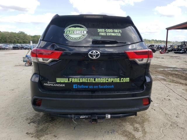  TOYOTA HIGHLANDER 2017 Czarny