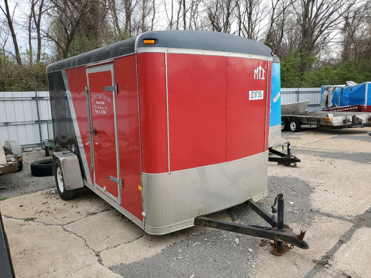 2010 Middlebury Enclosed Cargo Trailer en Venta en Cahokia Heights, IL - Hail