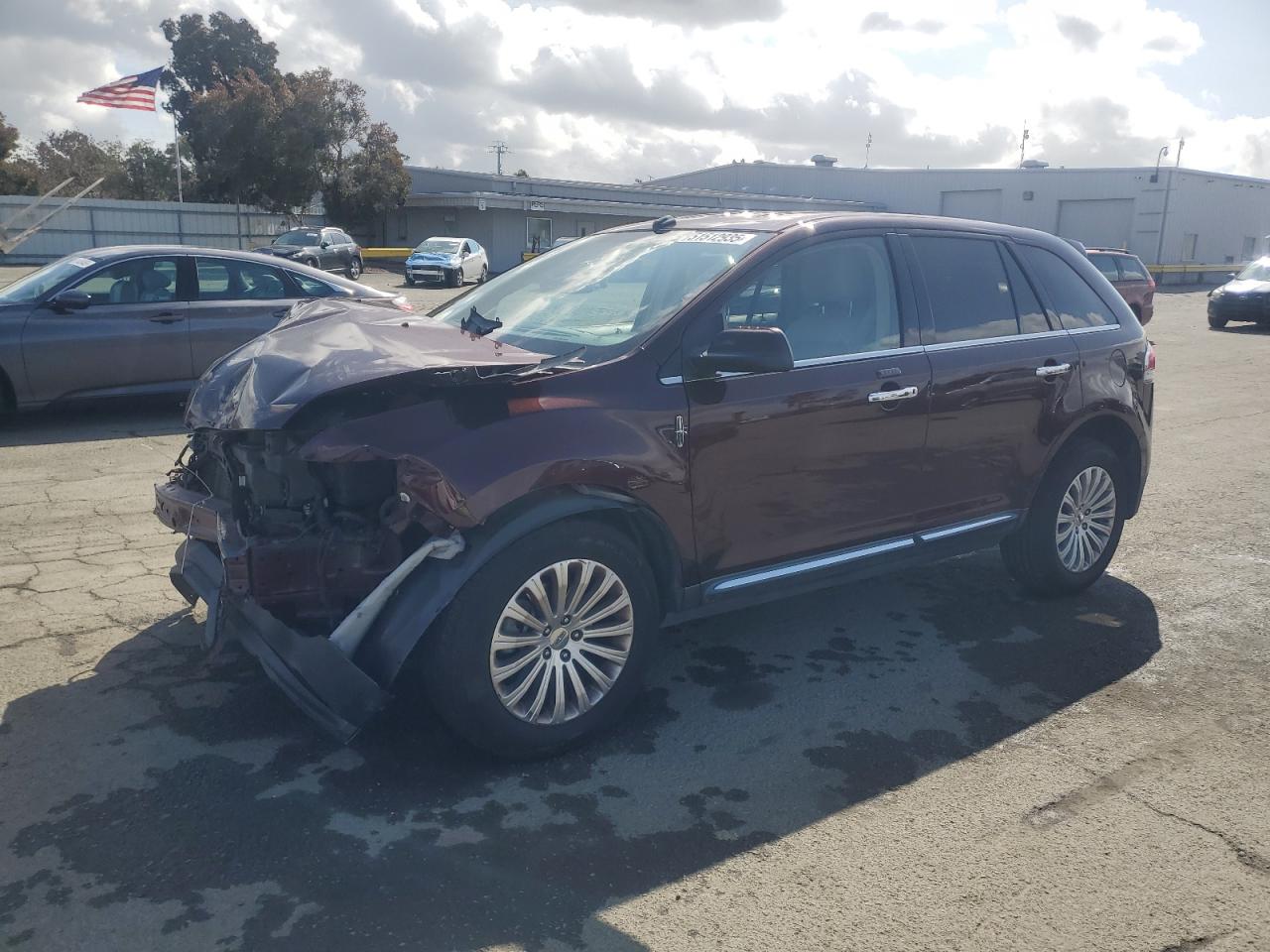 2012 Lincoln Mkx იყიდება Martinez-ში, CA - Front End