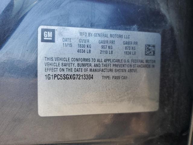 2016 CHEVROLET CRUZE LIMITED LS