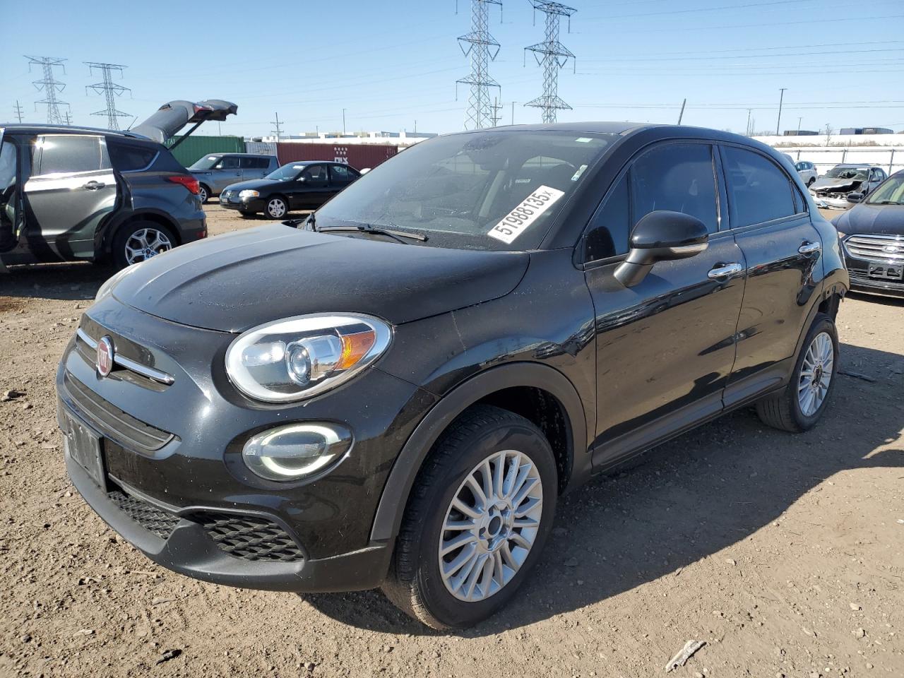 2019 Fiat 500X Pop de vânzare în Elgin, IL - Rear End