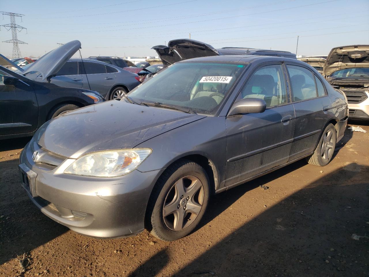2005 Honda Civic Ex for Sale in Elgin, IL - Rear End