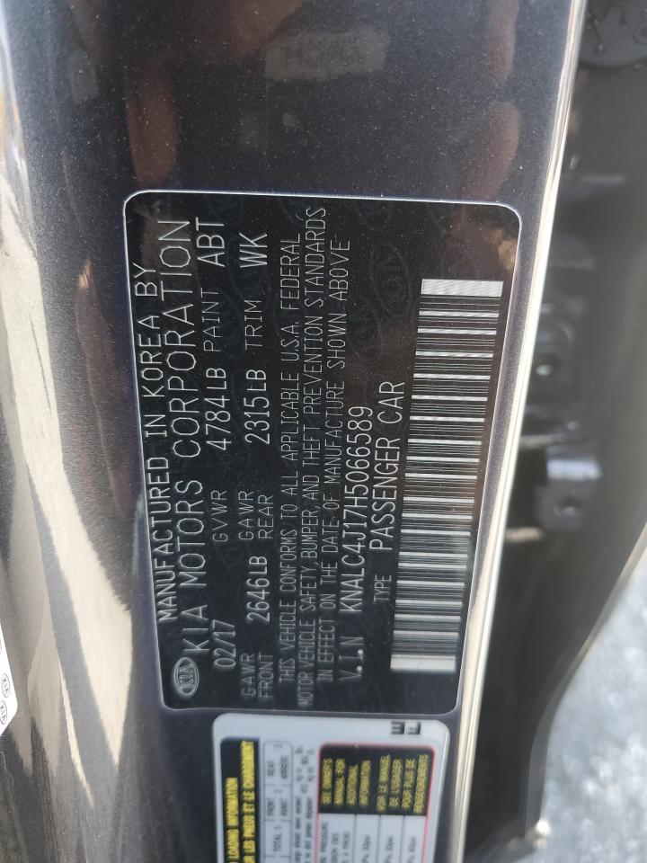 2017 Kia Cadenza Premium VIN: KNALC4J17H5066589 Lot: 53933615
