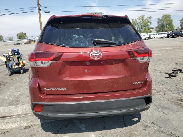  TOYOTA HIGHLANDER 2019 Красный