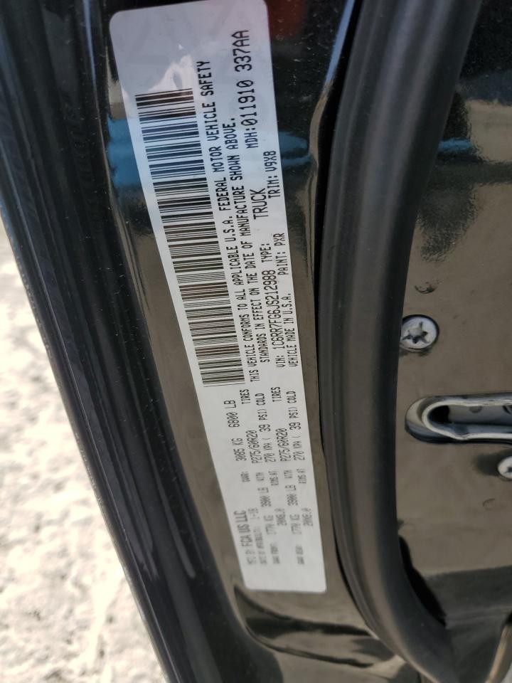 2018 Ram 1500 St VIN: 1C6RR7FG6JS212988 Lot: 51281975