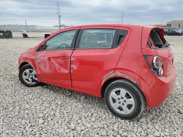  CHEVROLET SONIC 2014 Red
