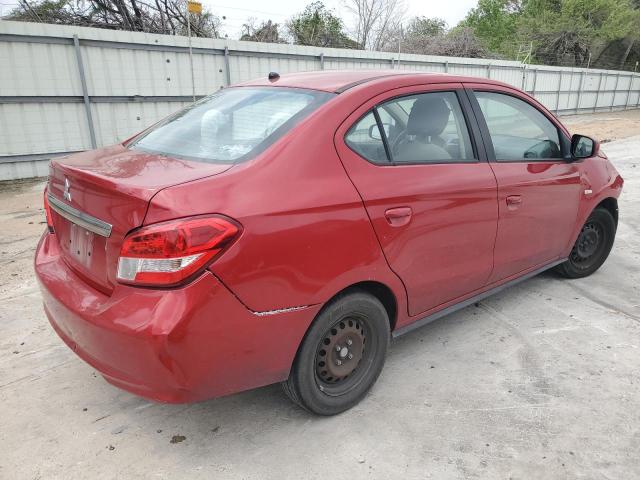  MITSUBISHI MIRAGE 2020 Czerwony