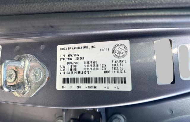 2015 ACURA RDX TECHNOLOGY