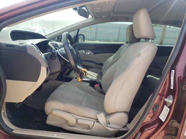 Седани HONDA CIVIC 2012 Бордовий