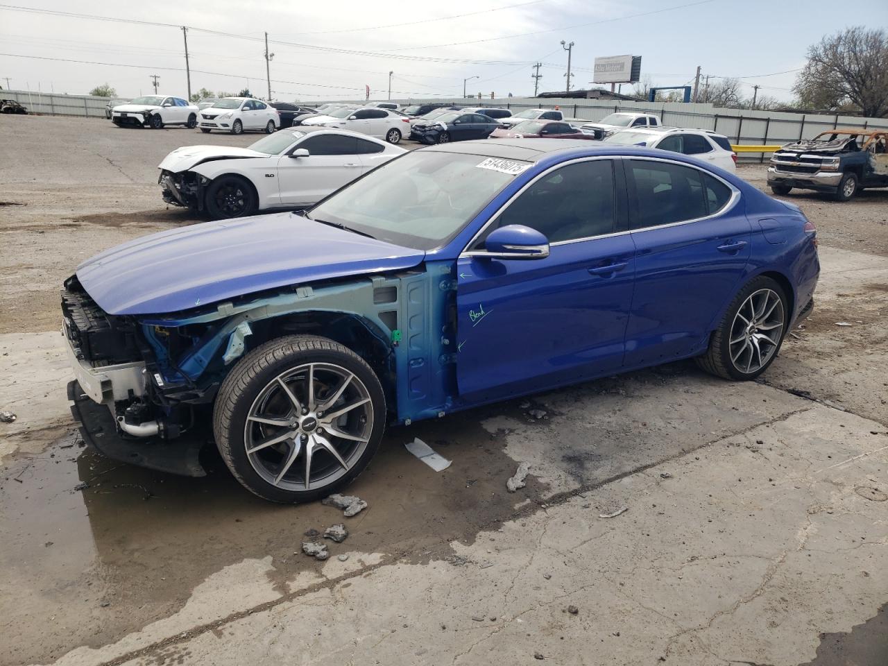 2022 Genesis G70 Base за продажба в Oklahoma City, OK - Front End