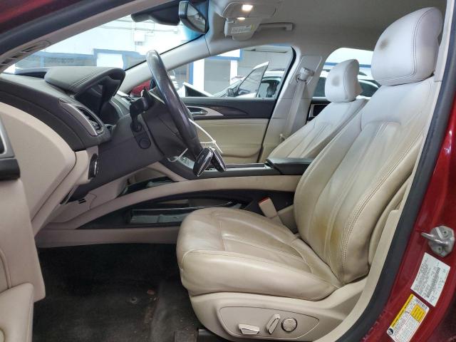 Седани LINCOLN MKZ 2017 Бургунді