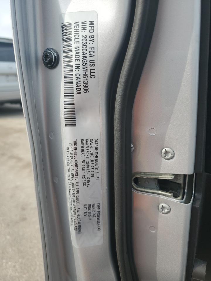 2021 Chrysler 300 Touring VIN: 2C3CCAAG5MH613906 Lot: 53800205
