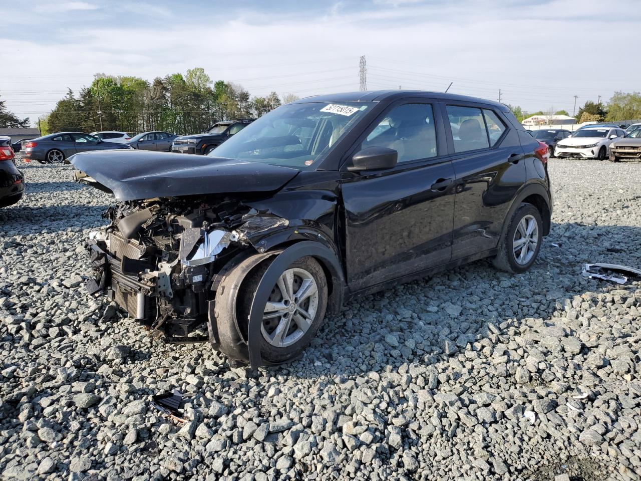 2020 Nissan Kicks S продається в Mebane, NC - Front End