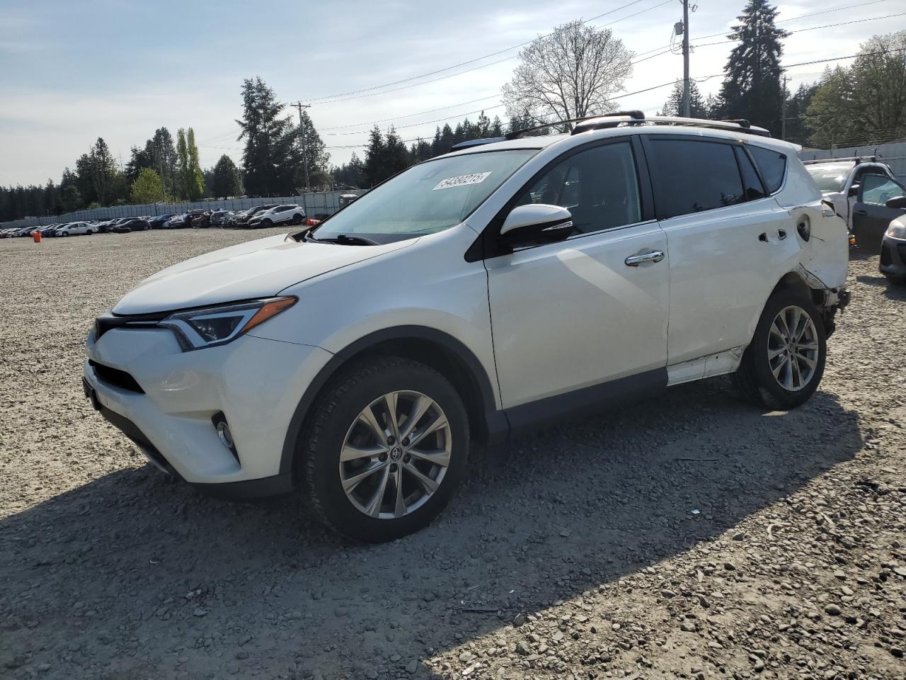2016 Toyota Rav4 Limited للبيع في Graham، WA - Rear End