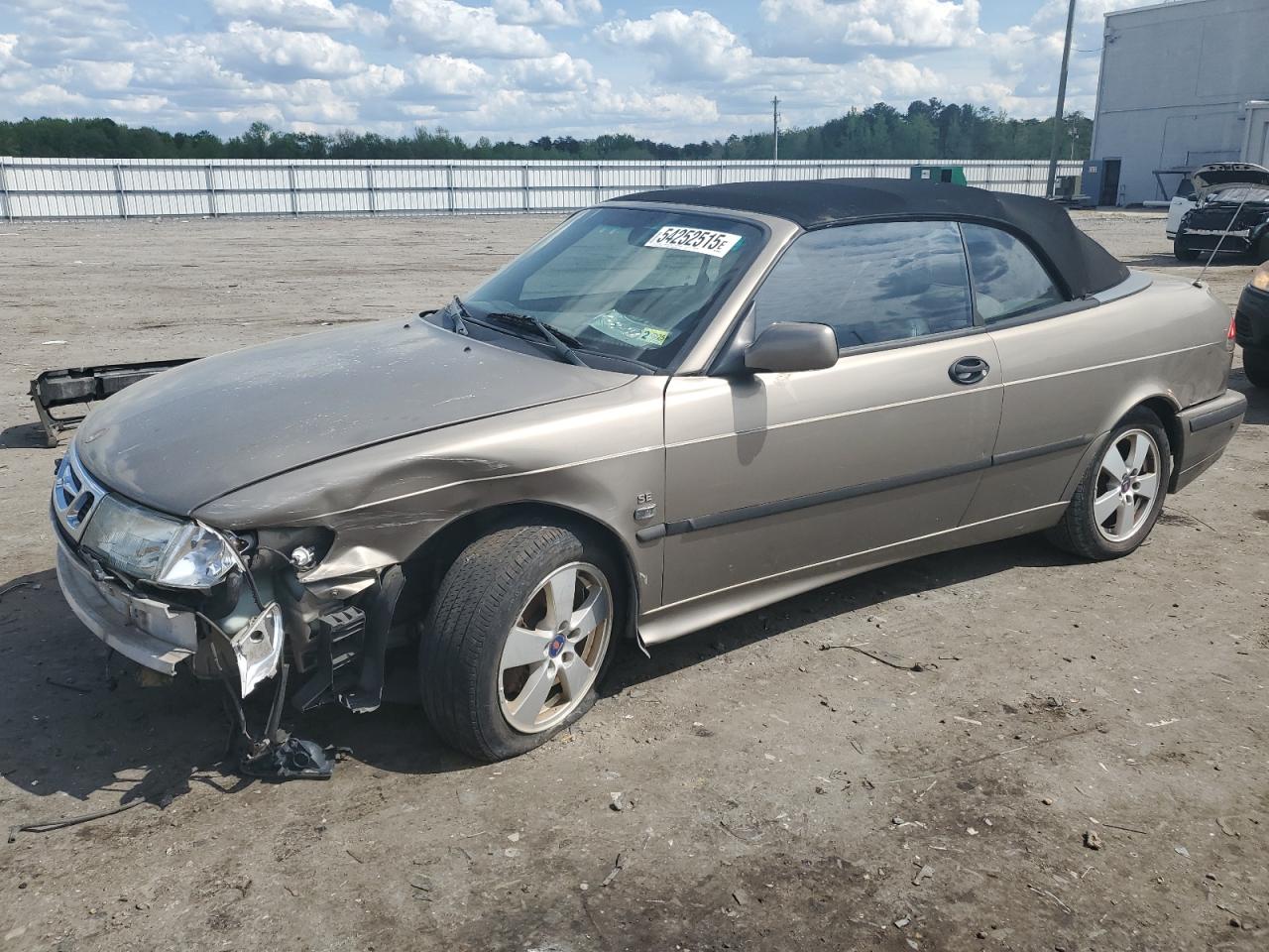 2003 Saab 9-3 Se de vânzare în Fredericksburg, VA - Front End