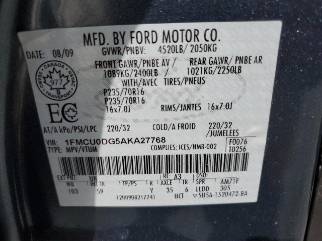 2010 FORD ESCAPE XLT