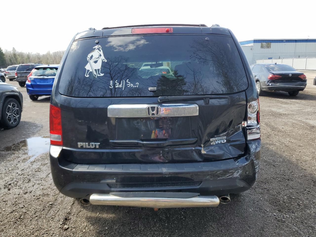 2012 Honda Pilot Touring VIN: 5FNYF4H95CB505937 Lot: 51605495