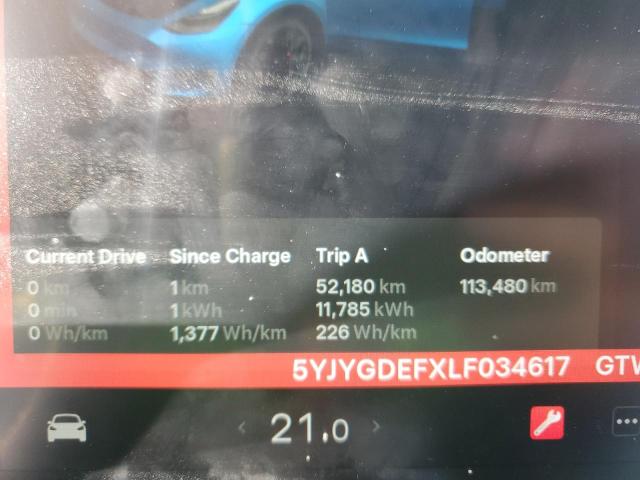 2020 TESLA MODEL Y 
