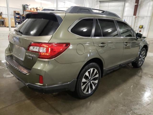  SUBARU OUTBACK 2015 Green