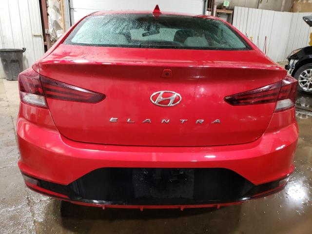  HYUNDAI ELANTRA 2020 Красный