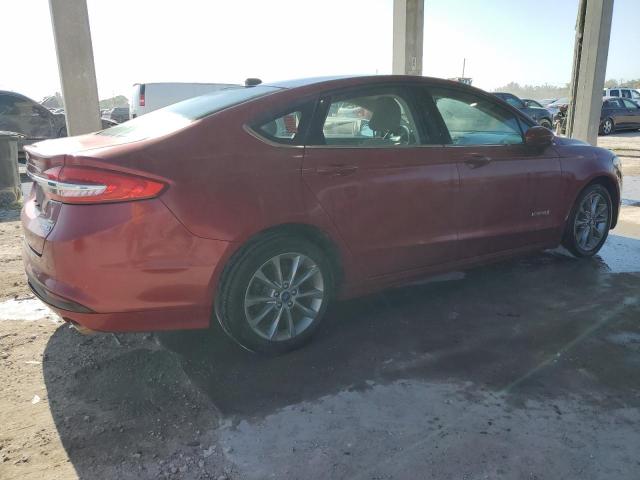 Sedans FORD FUSION 2017 Red