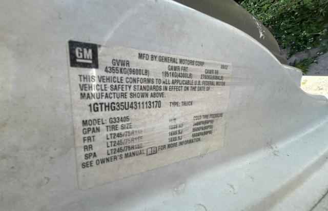 2003 GMC SAVANA G3500