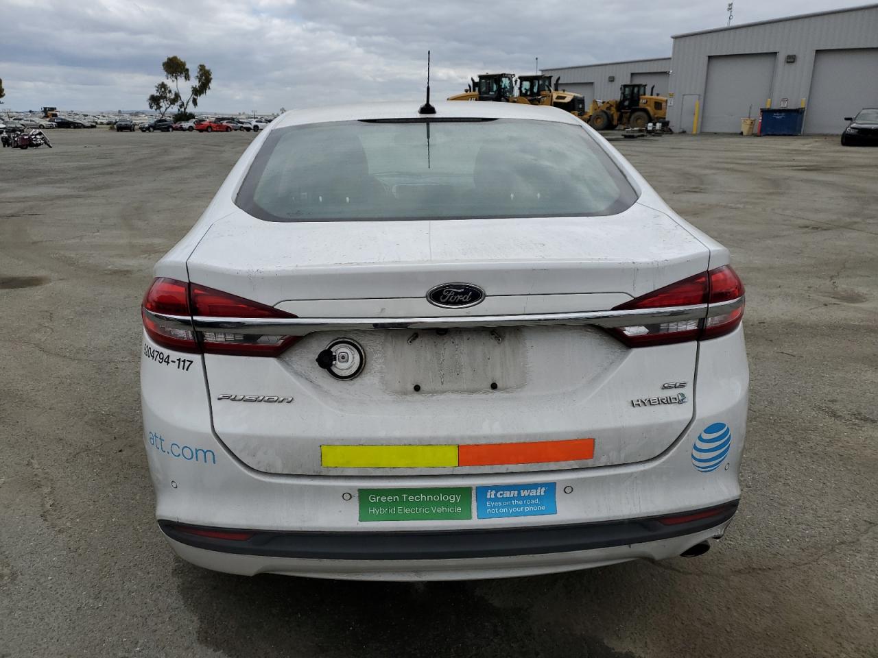 2017 Ford Fusion Se Hybrid VIN: 3FA6P0LU3HR409373 Lot: 54026725