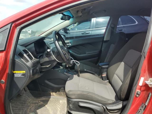  KIA FORTE 2017 Red