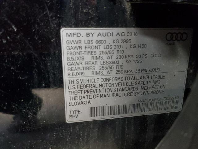 2017 AUDI Q7 PREMIUM PLUS