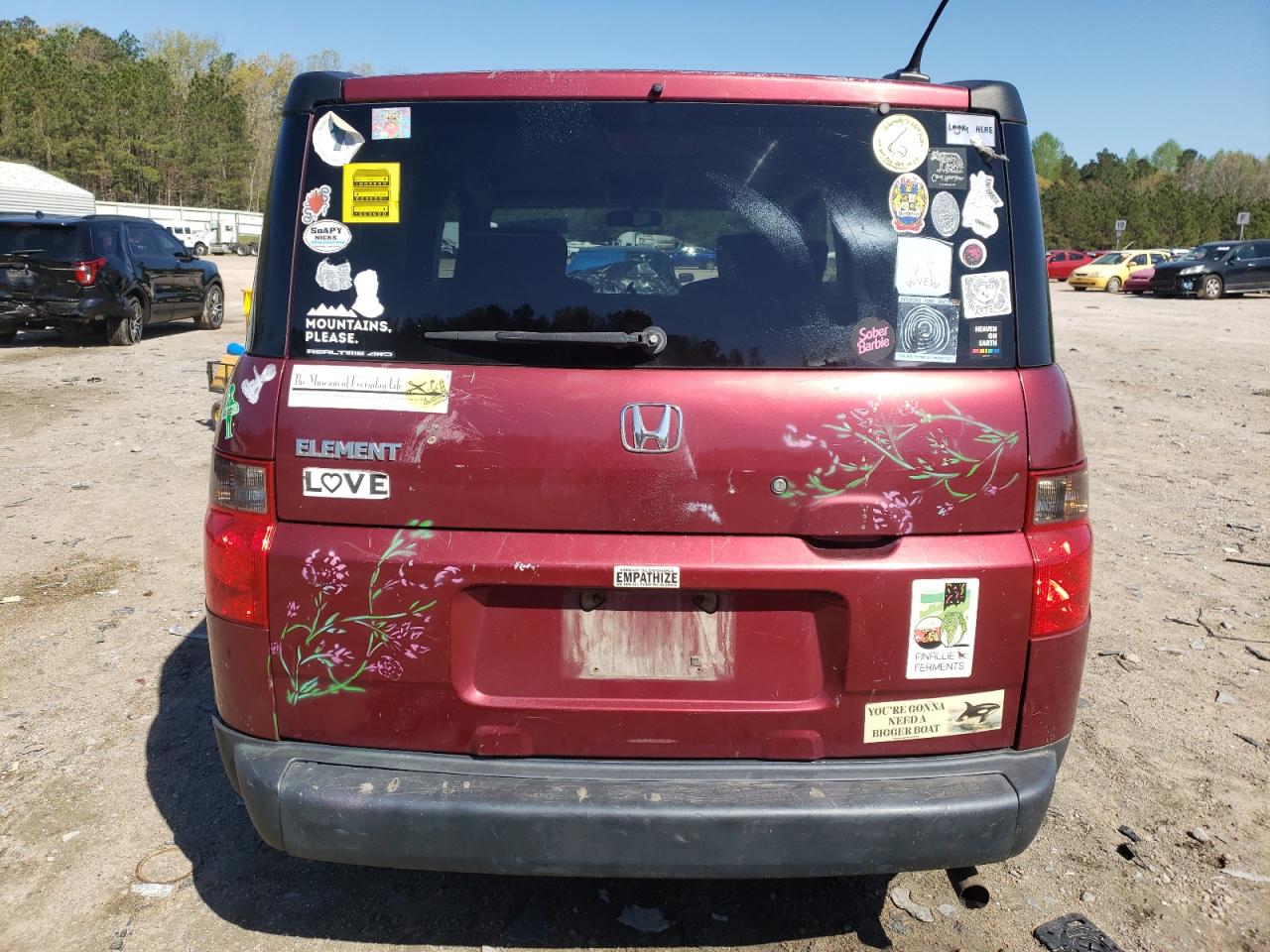 2007 Honda Element Ex VIN: 5J6YH28767L011242 Lot: 52603985