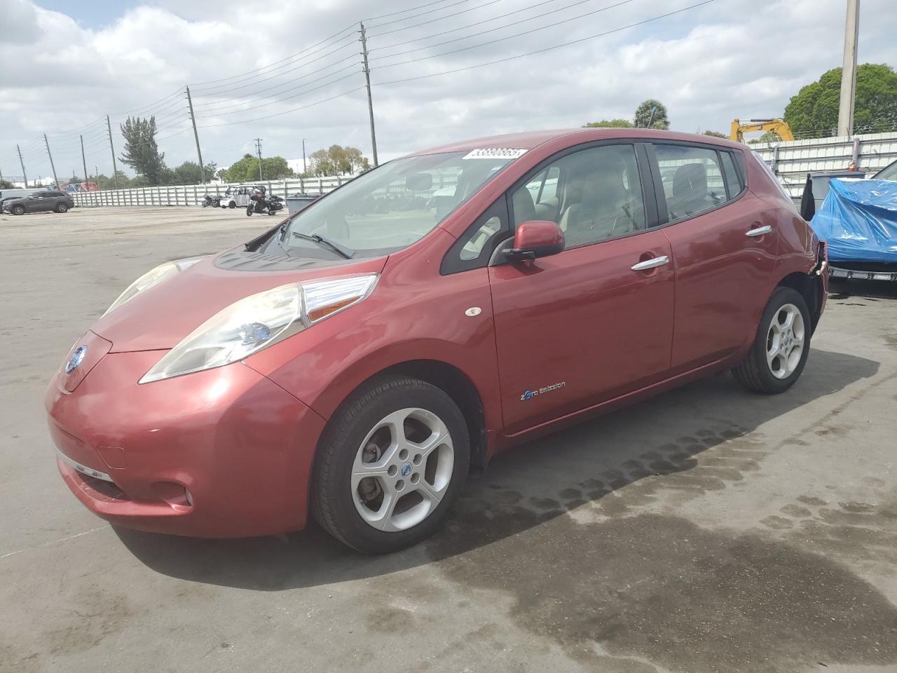 2011 Nissan Leaf Sv for Sale in Miami, FL - Rear End