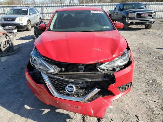  NISSAN SENTRA 2017 Красный