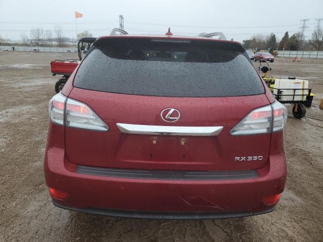  LEXUS RX350 2012 Червоний