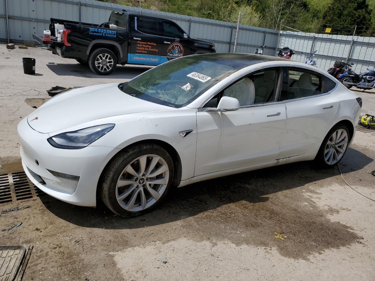 2019 Tesla Model 3  იყიდება Hurricane-ში, WV - Water/Flood