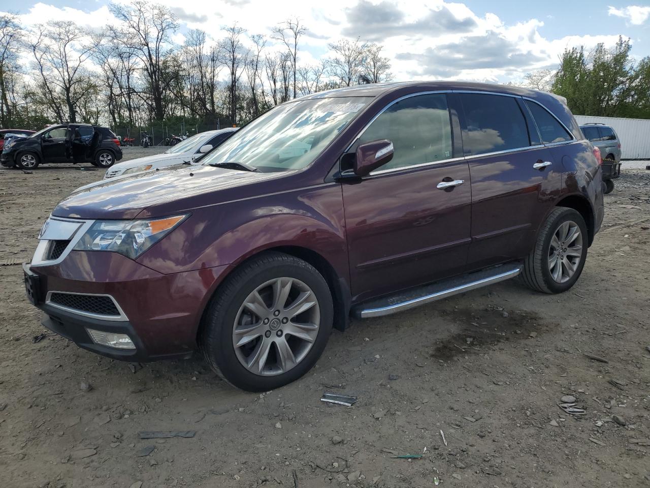 2013 Acura Mdx Advance იყიდება Baltimore-ში, MD - Front End