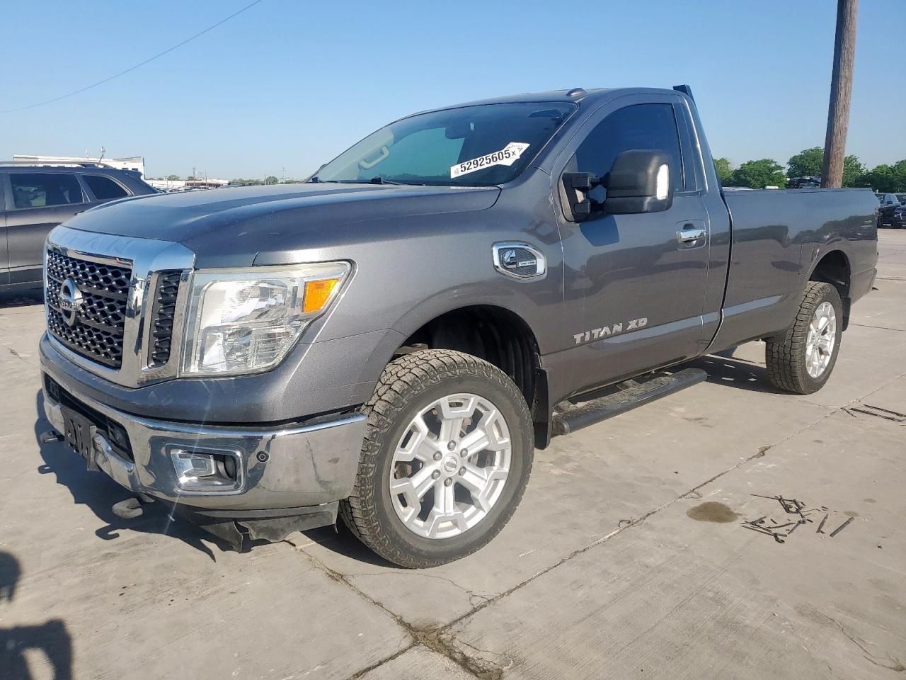 2017 Nissan Titan Xd S იყიდება Grand Prairie-ში, TX - Rear End
