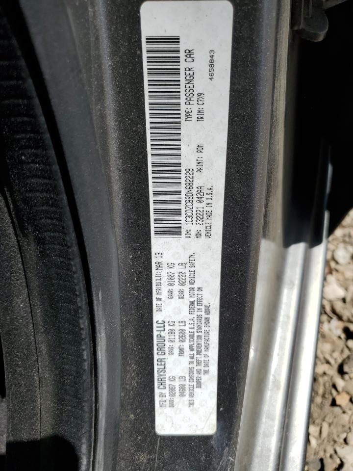 2013 Dodge Avenger Sxt VIN: 1C3CDZCB9DN682229 Lot: 54683765