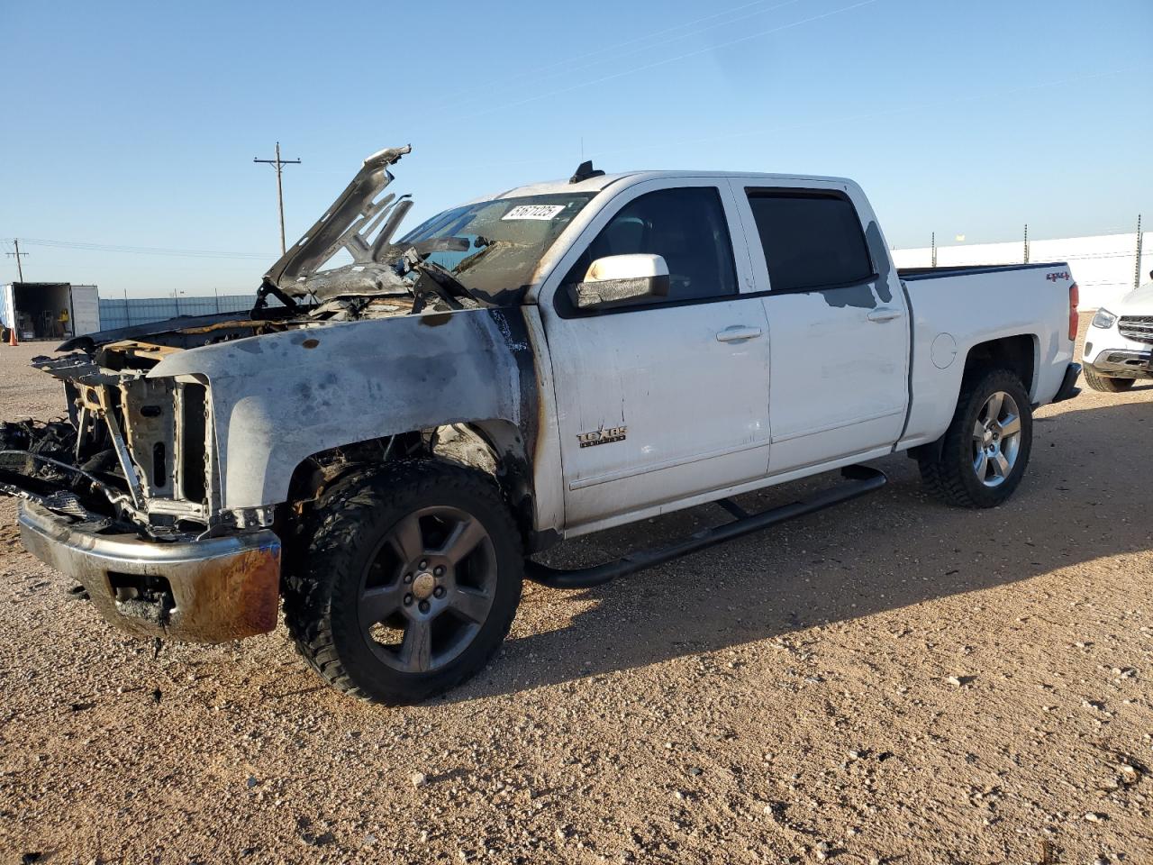 2015 Chevrolet Silverado K1500 Lt na sprzedaż w Andrews, TX - Burn - Engine