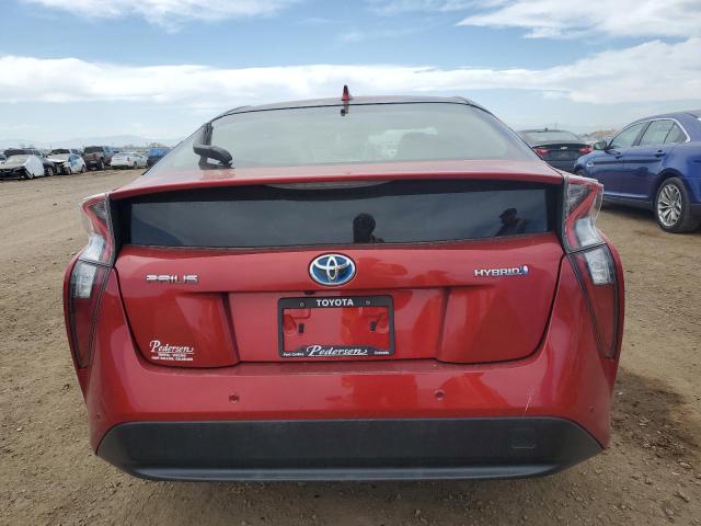  TOYOTA PRIUS 2017 Czerwony