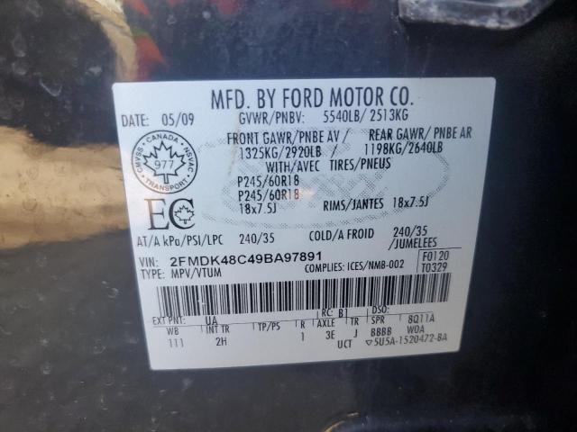 2009 FORD EDGE SEL