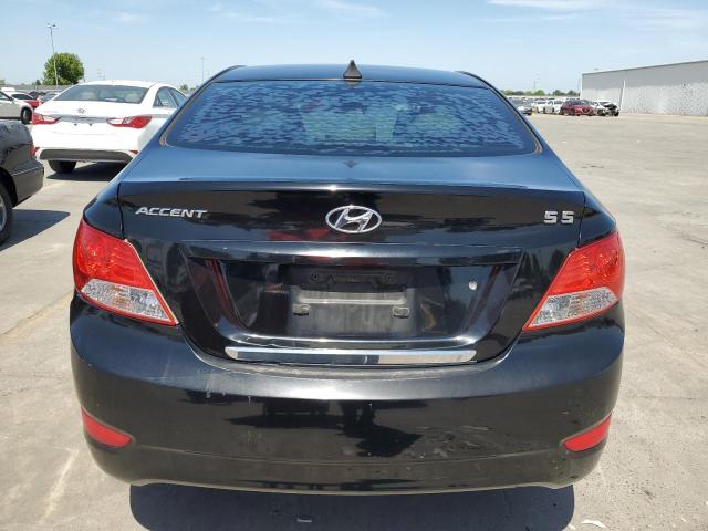  HYUNDAI ACCENT 2012 Чорний