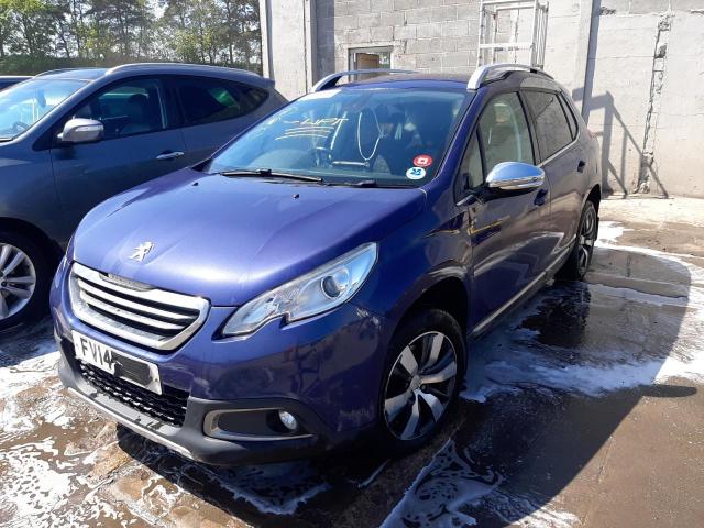 2014 PEUGEOT 2008 ALLUR for sale at Copart WOLVERHAMPTON