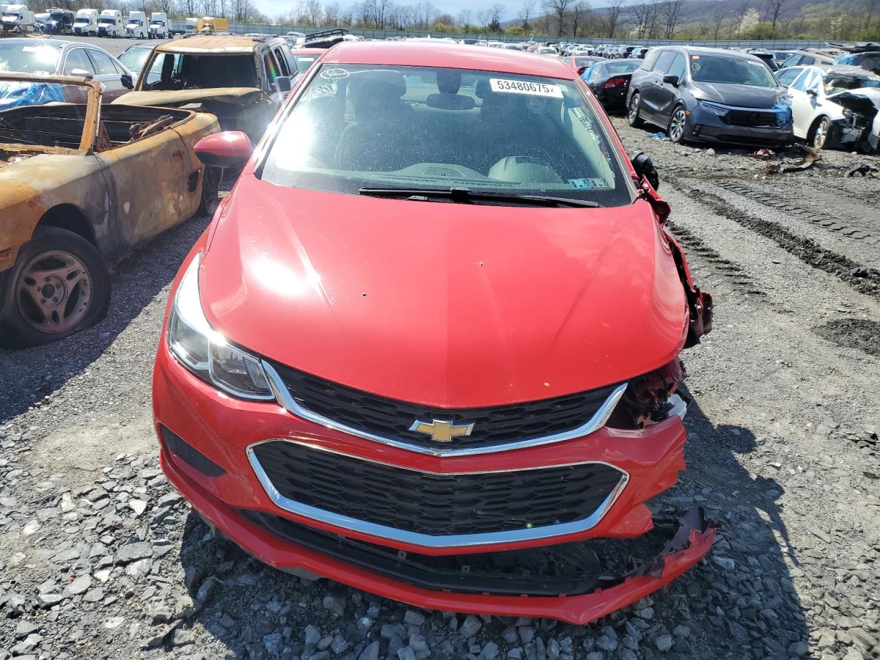 2017 Chevrolet Cruze Ls VIN: 1G1BC5SM4H7279770 Lot: 53480675