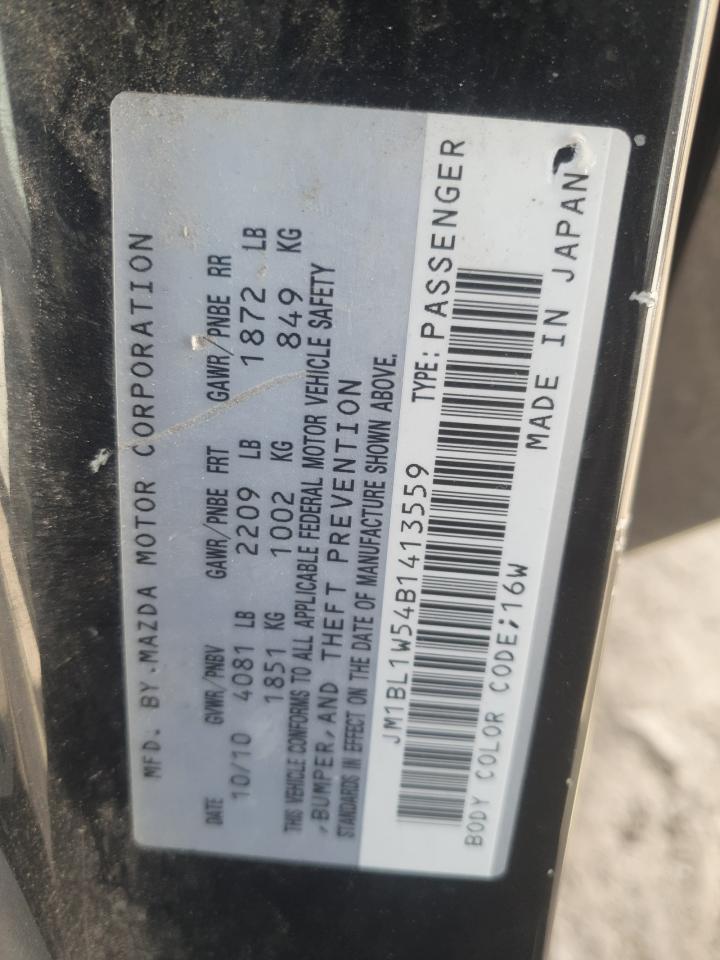 2011 Mazda 3 S VIN: JM1BL1W54B1413559 Lot: 51667305
