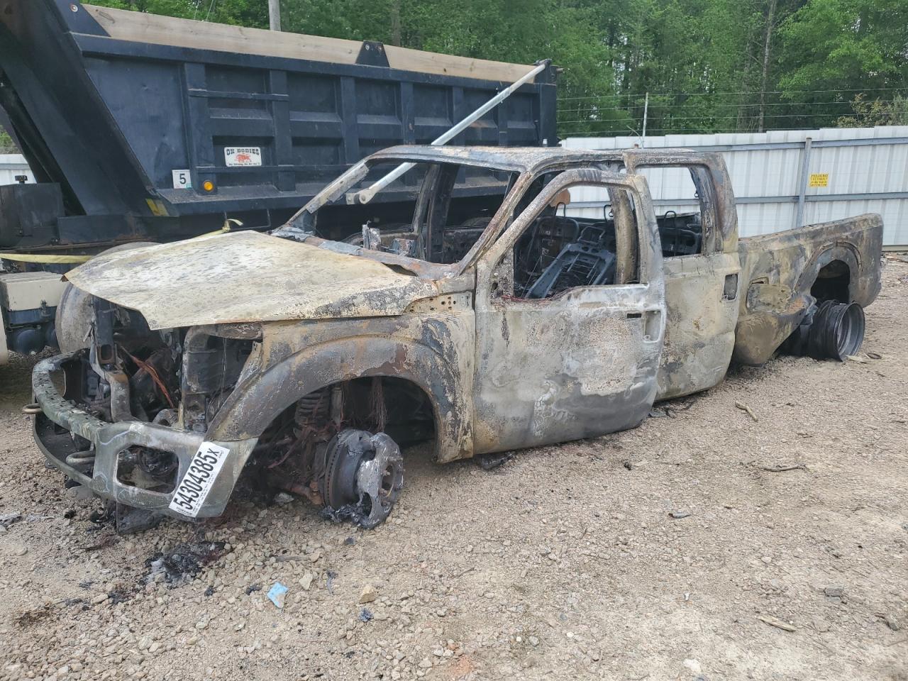 2015 Ford F350 Super Duty للبيع في Charles City، VA - Burn