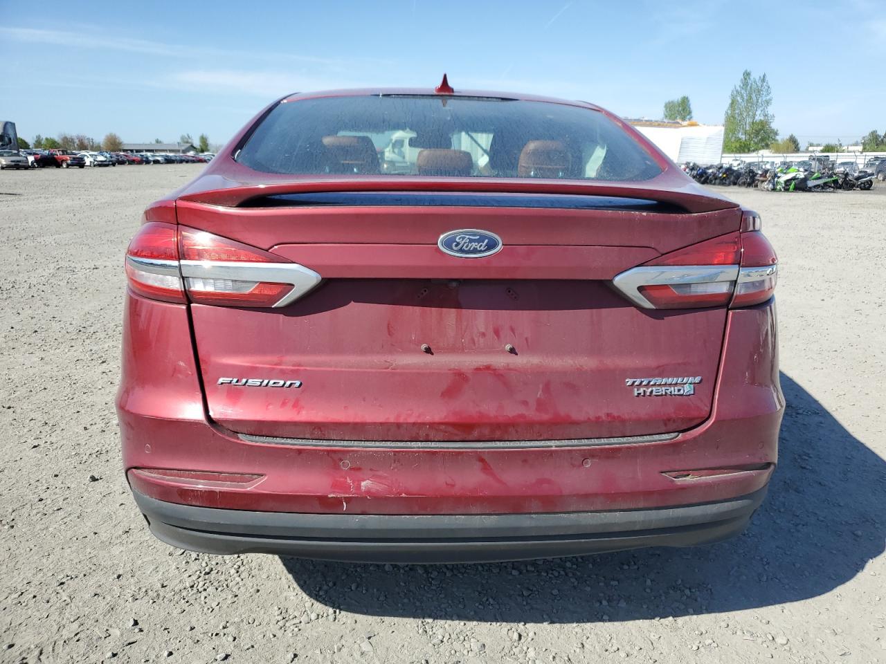 2019 Ford Fusion Titanium VIN: 3FA6P0RU4KR206412 Lot: 53191075