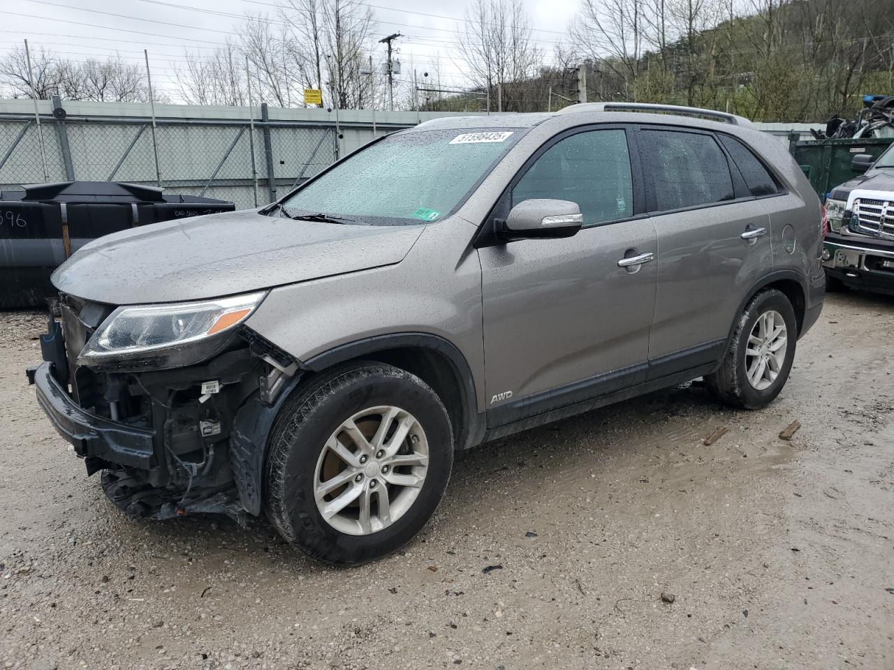 2015 Kia Sorento Lx zu verkaufen in Hurricane, WV - Front End