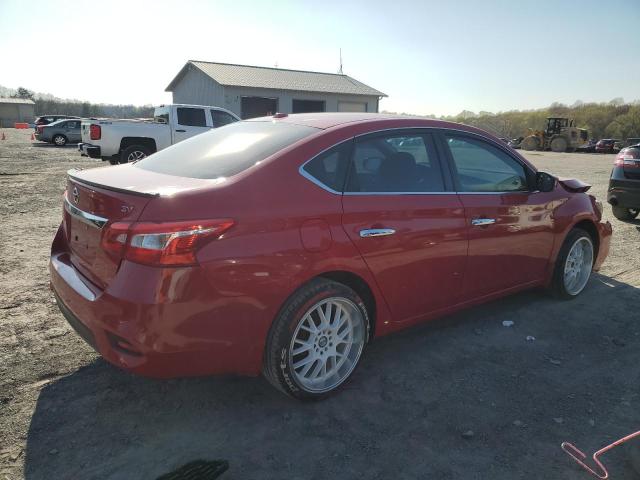  NISSAN SENTRA 2017 Красный