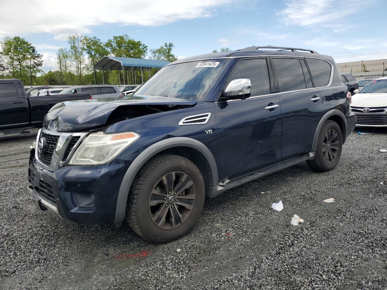 2017 Nissan Armada Sv للبيع في Spartanburg، SC - Front End